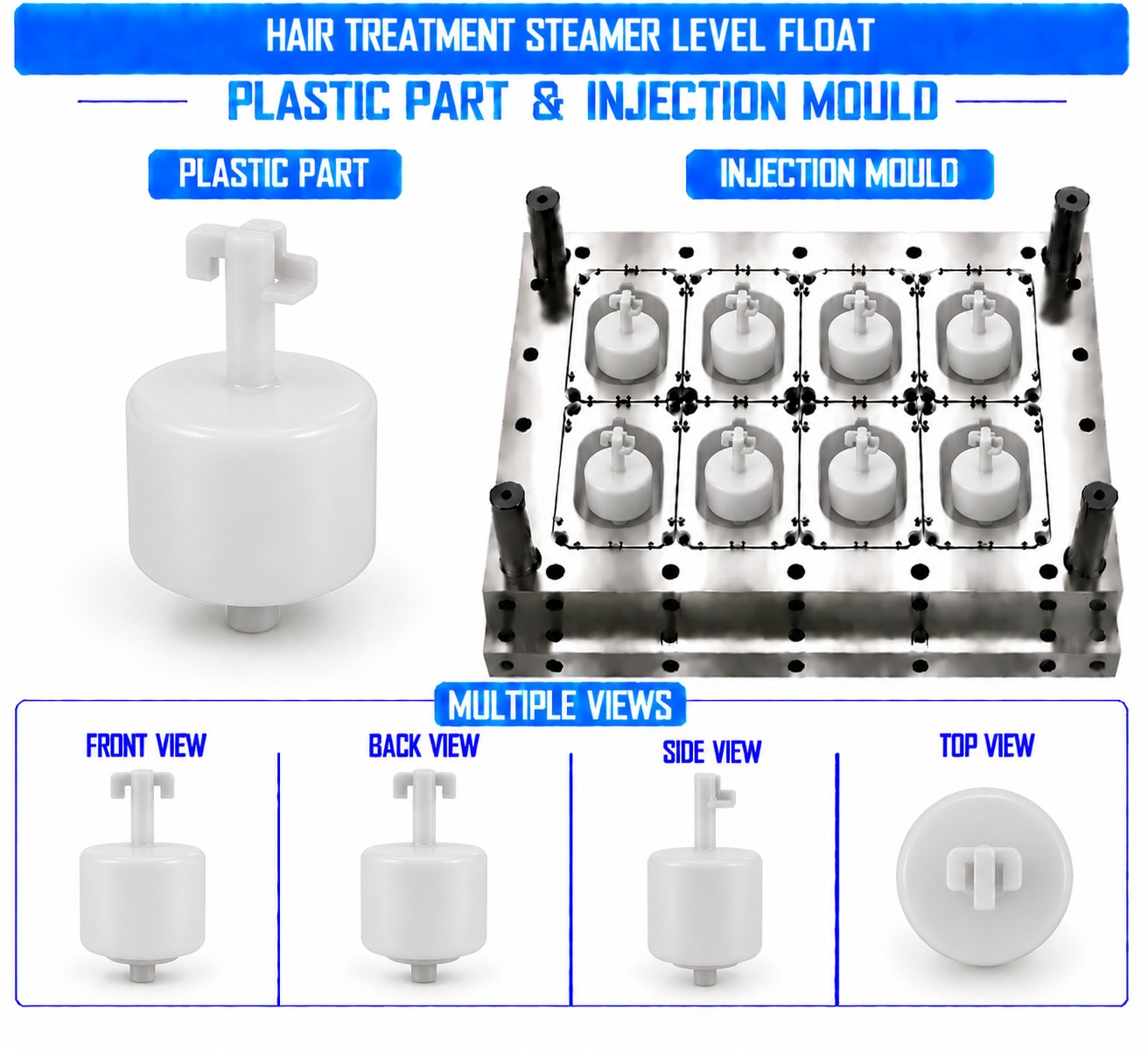Hair Treatment Steamer Plastic Level Float Mould and Moulding Service